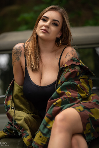 model Kim Zoë uit Haaltert (Oost-Vlaanderen)