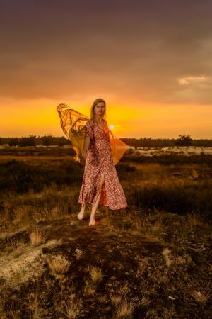 Auteur fotograaf jvbfotografie - Golden hourshoot Loon op Zand