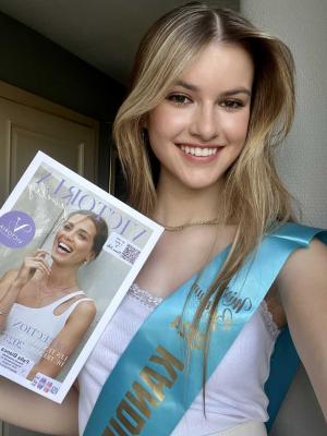Auteur model Liza-Roos Verbeeck - Foto voor Miss Antwerpen met Victoria