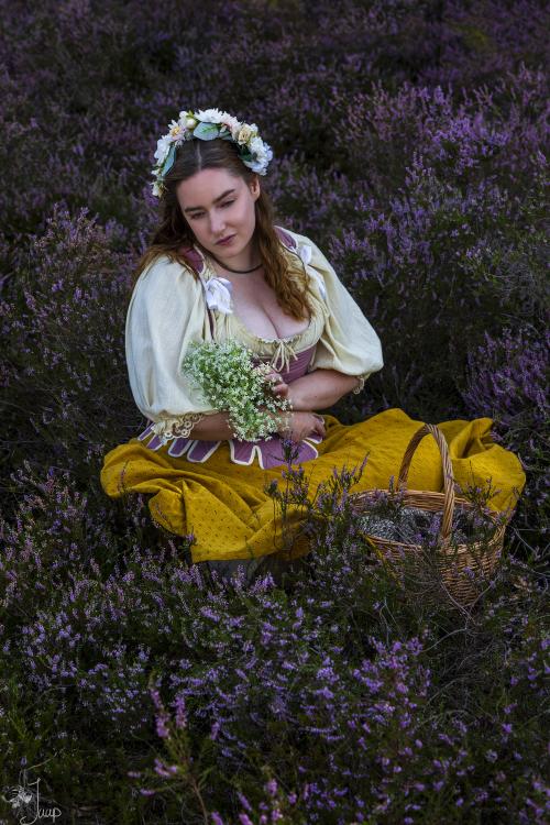 Auteur fotograaf Jaap Van Egmond - heide, model, natuur, fantasy
