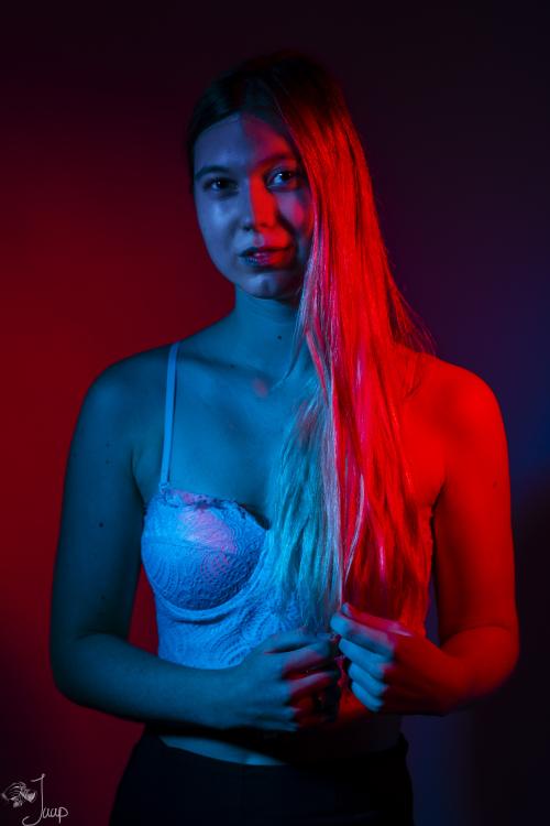 Auteur fotograaf Jaap Van Egmond - model kim colorgel 