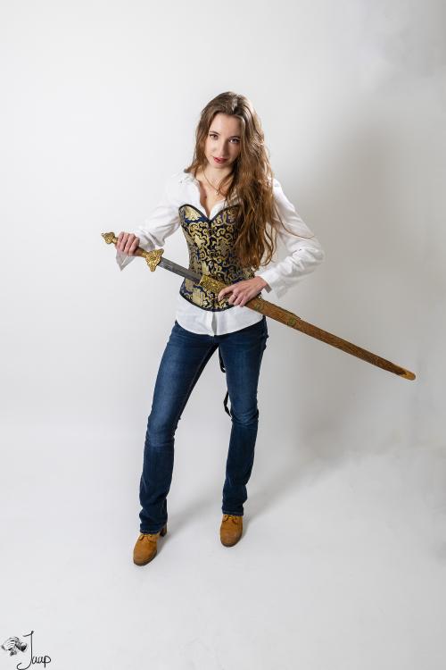 Auteur fotograaf Jaap Van Egmond - Model sword longhair
