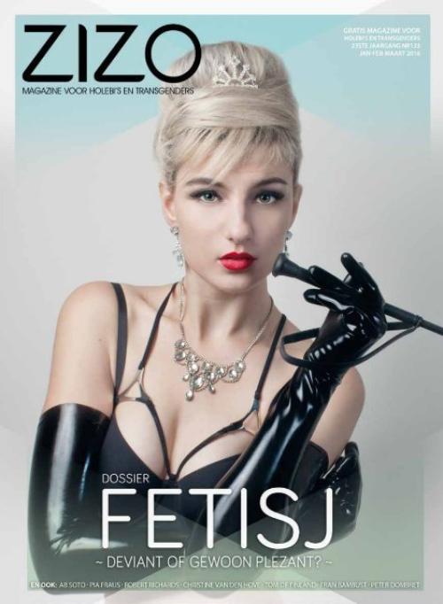 Auteur model SaraScarlet - Cover voor ZIZO Magazine (Belgium)
Foto: Catherine Jane Robertson
MU & hairstyling: Romy Bollion