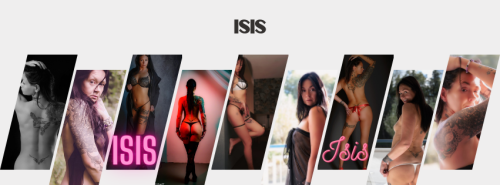 Auteur model Isis - Verzameling van verschillende momenten, op verschillende plaatsen met verschillende fotografen