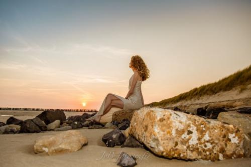 Auteur fotograaf jvbfotografie - Strandshoot Zeeland