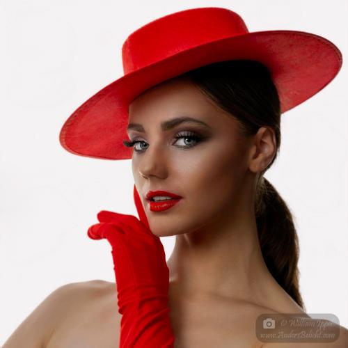 Auteur fotograaf Anders Belicht Beeld - Lady in RED: Seline