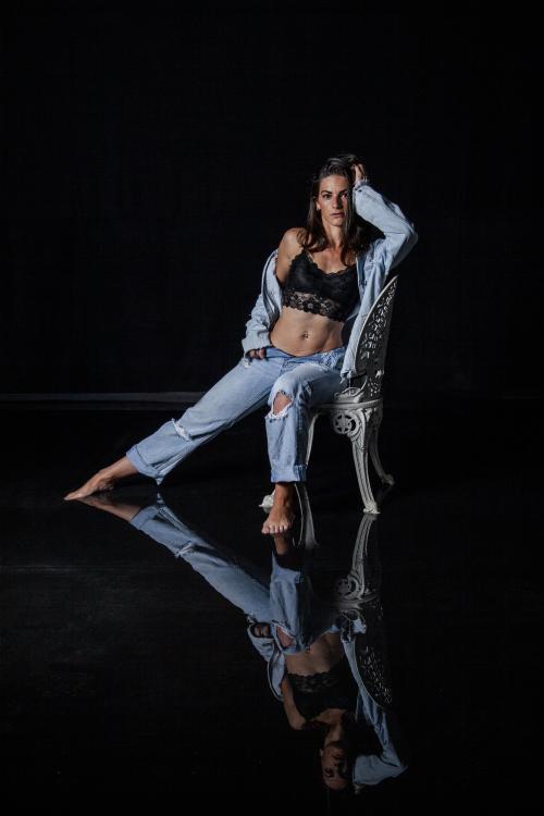 Auteur fotograaf Follong-Fotografie - Model Carlijn, Thema Regendouche