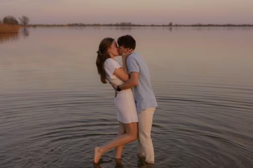 Auteur fotograaf Febe - Samen in het water