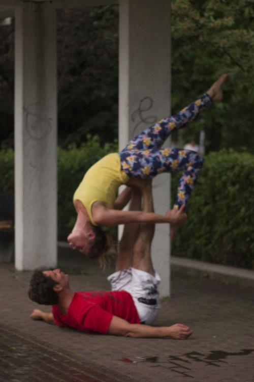 Auteur fotograaf Onno Veerman - Acro yoga