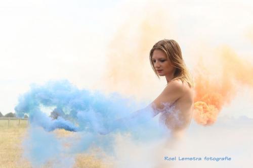 Auteur fotograaf Roel Lemstra - colorful smoke